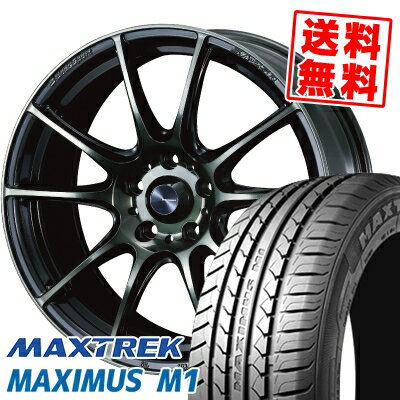205/60R16 92H マックストレック MAXIMUS M1 WedsSport SA-25R サマータイヤホイール4本セット 【取付対象】