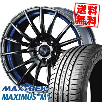 245/40R18 97W XL マックストレック MAXIMUS M1 WedsSport SA-35R サマータイヤホイール4本セット 【取付対象】
