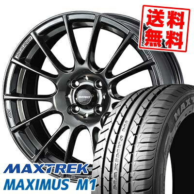 195/55R16 87V MAXTREK マックストレック MAXIMUS M1 マキシマス エムワン WedsSport SA-72R ウェッズスポーツ SA-72R サマータイヤホイール4本セット【取付対象】