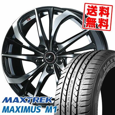 245/40R19 98W XL MAXTREK マックストレック MAXIMUS M1 マキシマス エムワン weds LEONIS TE ウェッズ レオニス TE サマータイヤホイール4本セット