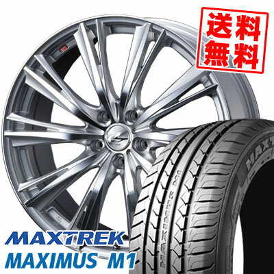 245/40R19 98W XL MAXTREK マックストレック MAXIMUS M1 マキシマス エムワン weds LEONIS WX ウエッズ レオニス WX サマータイヤホイール4本セット