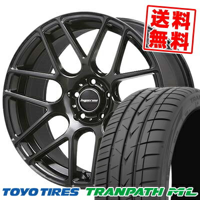 [マラソン限定 エントリーでさらにP+4倍]225/40R19 TOYO TIRES トーヨー タイヤ TRANPATH ML トランパスML HYPERION CVM ハイペリオン CVM サマータイヤホイール4本セット