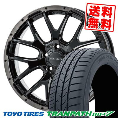 205/60R16 92H トーヨー タイヤ TRANPATH mp7 HOMURA 2×7FA BLACK CLEAR EDITION サマータイヤホイール4本セット 【取付対象】