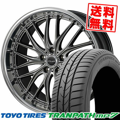 205/55R17 95V トーヨー タイヤ TRANPATH mp7 Warwic DEEPRAND サマータイヤホイール4本セット 【取付対象】