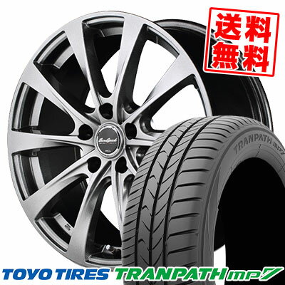 195/65R15 91H トーヨー タイヤ TRANPATH mp7 EUROSPEED F10 サマータイヤホイール4本セット 【取付対象】