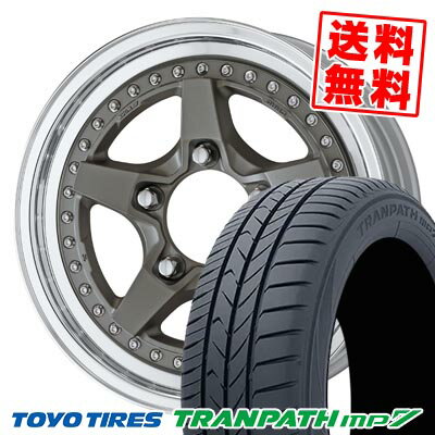 215/70R16 100H トーヨータイヤ TRANPATH mp7 WORK CRAG GALVATRE2 サマータイヤホイール4本セット 【取付対象】