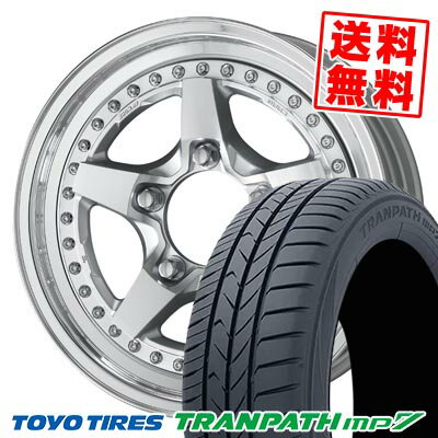 215/70R16 100H トーヨータイヤ TRANPATH mp7 WORK CRAG GALVATRE2 サマータイヤホイール4本セット 【取付対象】