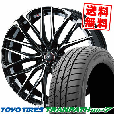 195/65R15 91H トーヨー タイヤ TRANPATH mp7 weds LEONIS SK サマータイヤホイール4本セット 【取付対象】