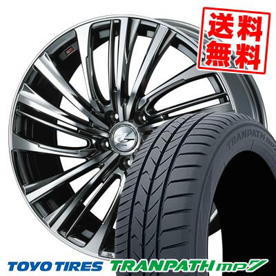 195/60R16 89H トーヨータイヤ TRANPATH mp7 LEONIS FR サマータイヤホイール4本セット 【取付対象】