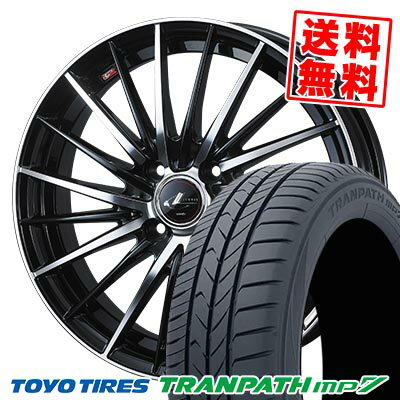 185/65R15 88H トーヨータイヤ TRANPATH mp7 LEONIS FR サマータイヤホイール4本セット 【取付対象】