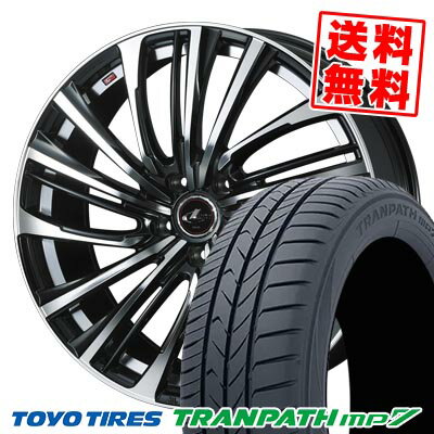 205/60R16 96H XL トーヨータイヤ TRANPATH mp7 LEONIS FR サマータイヤホイール4本セット 【取付対象】