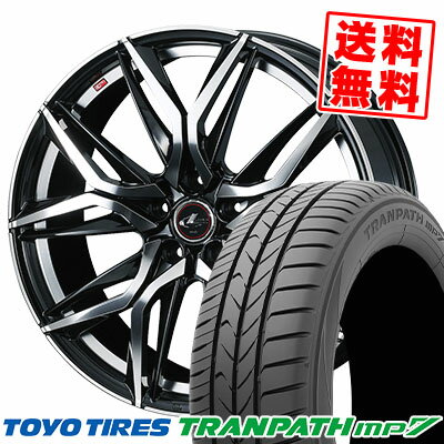 215/70R16 100H トーヨー タイヤ TRANPATH mp7 LEONIS LM サマータイヤホイール4本セット 【取付対象】