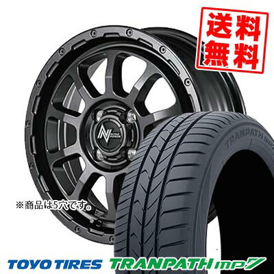 215/70R16 100H トーヨー タイヤ TRANPATH mp7 NITRO POWER M10 PERSHING BARREL BLACK EDITION サマータイヤホイール4本セット 【取付対象】