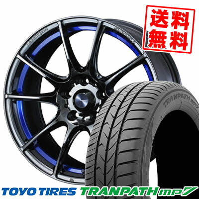 215/45R18 93W トーヨー タイヤ TRANPATH mp7 WedsSport SA-25R サマータイヤホイール4本セット 【取付対象】
