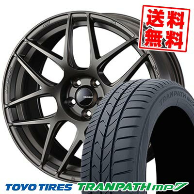 215/60R17 96H TOYO TIRES トーヨー タイヤ TRANPATH mp7 WedsSport SA-27R ウェッズスポーツ SA-27R サマータイヤホイール4本セット 【取付対象】