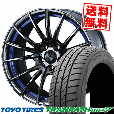 215/50R17 95V トーヨー タイヤ TRANPATH mp7 WedsSport SA-35R サマータイヤホイール4本セット 【取付対象】