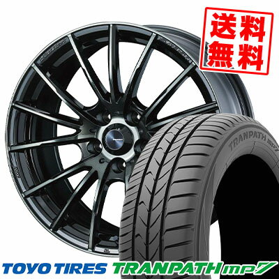 215/70R16 100H トーヨー タイヤ TRANPATH mp7 WedsSport SA-35R サマータイヤホイール4本セット 【取付対象】