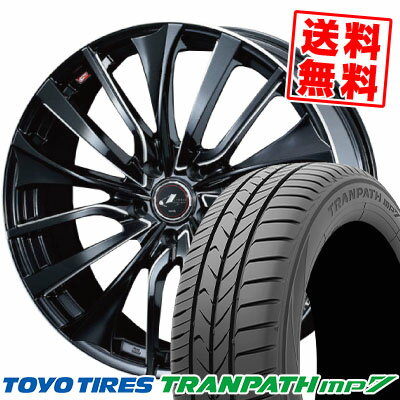 215/55R17 94V トーヨー タイヤ TRANPATH mp7 weds LEONIS VT サマータイヤホイール4本セット 【取付対象】