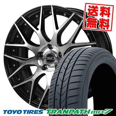215/55R17 94V トーヨータイヤ TRANPATH mp7 Warwic MX-09 サマータイヤホイール4本セット 【取付対象】