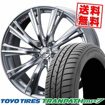 225/50R18 95V トーヨー タイヤ TRANPATH mp7 weds LEONIS WX サマータイヤホイール4本セット 【取付対象】