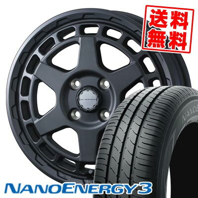 155/65R14 75S トーヨータイヤ NANOENERGY3 MUDVANCE X Type S サマータイヤホイール4本セット 【取付対象】