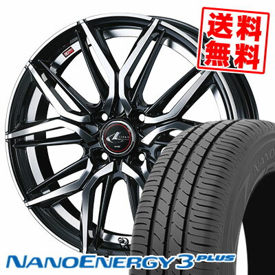 205/50R16 87V トーヨー タイヤ NANOENERGY3 PLUS LEONIS LM サマータイヤホイール4本セット 【取付対象】