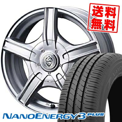 195/65R14 89S トーヨータイヤ NANOENERGY3 PLUS Treffer MH サマータイヤホイール4本セット 【取付対象】