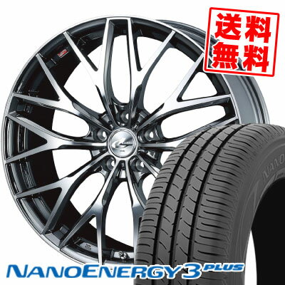 215/40R18 85W トーヨー タイヤ NANOENERGY3 PLUS weds LEONIS MX サマータイヤホイール4本セット 【取付対象】