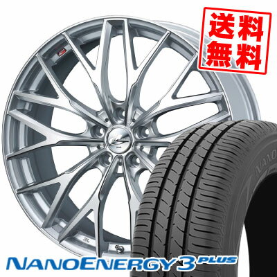 215/40R18 85W トーヨー タイヤ NANOENERGY3 PLUS weds LEONIS MX サマータイヤホイール4本セット 【取付対象】