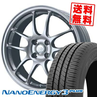 205/50R16 87V トーヨータイヤ NANOENERGY3 PLUS ENKEI PerformanceLine PF-01 サマータイヤホイール4本セット 【取付対象】