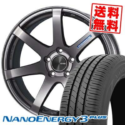 225/35R19 88W XL トーヨータイヤ NANOENERGY3 PLUS ENKEI PerformanceLine PF-07 サマータイヤホイール4本セット 【取付対象】