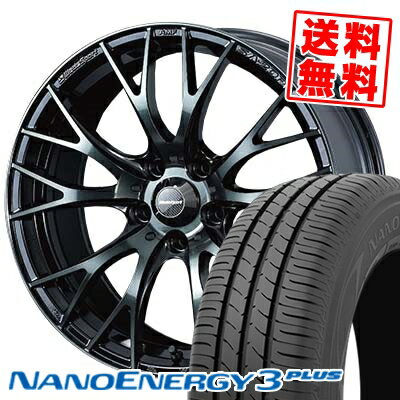 215/40R18 85W トーヨータイヤ NANOENERGY3 PLUS WedsSport SA-20R サマータイヤホイール4本セット 【取付対象】