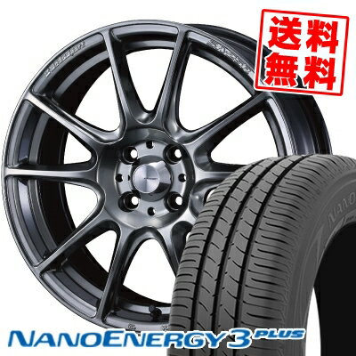 205/45R17 84W トーヨー タイヤ NANOENERGY3 PLUS WedsSport SA-25R サマータイヤホイール4本セット 【取付対象】