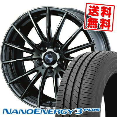 205/55R16 91V トーヨー タイヤ NANOENERGY3 PLUS WedsSport SA-35R サマータイヤホイール4本セット 【取付対象】