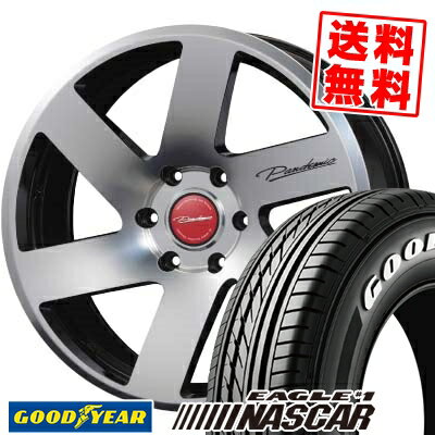 215/60R17 Goodyear グッドイヤー EAGLE #1 NASCAR イーグル #1 ナスカー PANDEMIC LF-6 MONO BLOCK パンデミック LF-6 モノブロック サマータイヤホイール4本セット for 200系ハイエース【取付対象】