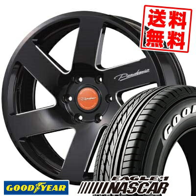 215/60R17 Goodyear グッドイヤー EAGLE #1 NASCAR イーグル #1 ナスカー PANDEMIC LF-6 MONO BLOCK パンデミック LF-6 モノブロック サマータイヤホイール4本セット for 200系ハイエース【取付対象】