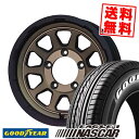 195/80R15 107/105L Goodyear グッドイヤー EAGLE #1 NASCAR MAD CROSS RANGER マッドクロス レンジャー サマータイヤホイール4本セット ジムニー用【取付対象】