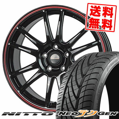 215/40R18 89W NITTO ニットー NEO GEN ネオゲン CROSS SPEED HYPER EDITION CR6 クロススピード ハイパーエディション CR6 サマータイヤホイール4本セット