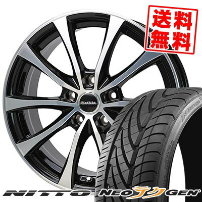 215/40R18 89W NITTO ニットー NEO GEN Laffite LE-07 ラフィット LE-07 サマータイヤホイール4本セット 【取付対象】