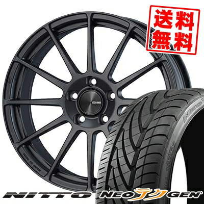 215/40R18 NITTO ニットー NEO GEN ネオゲン ENKEI PF03 エンケイ PF03 サマータイヤホイール4本セット【取付対象】
