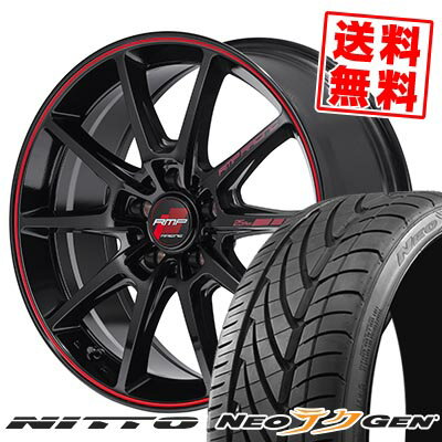 215/40R18 89W NITTO ニットー NEO GEN RMP RACING R25 Plus RMPレーシング R25プラス サマータイヤホイール4本セット 【取付対象】