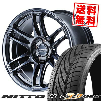 215/40R18 89W NITTO ニットー NEO GEN RMP RACING R26 RMPレーシング R26 サマータイヤホイール4本セット 【取付対象】