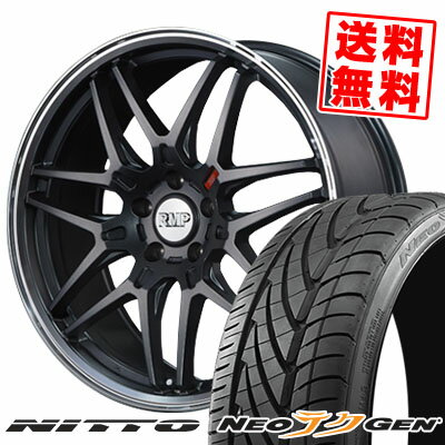 215/40R18 89W NITTO ニットー NEO GEN ネオゲン RMP-720F RMP-720F サマータイヤホイール4本セット【取付対象】