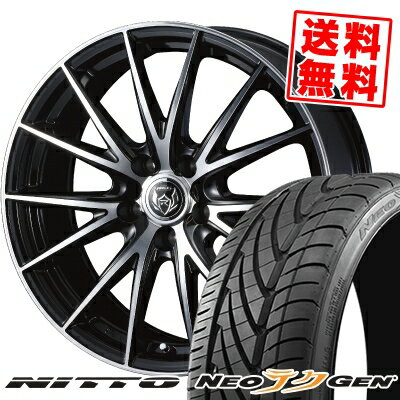 215/40R18 89W NITTO ニットー NEO GEN ネオゲン WEDS RIZLEY VS ウェッズ ライツレー VS サマータイヤホイール4本セット【取付対象】