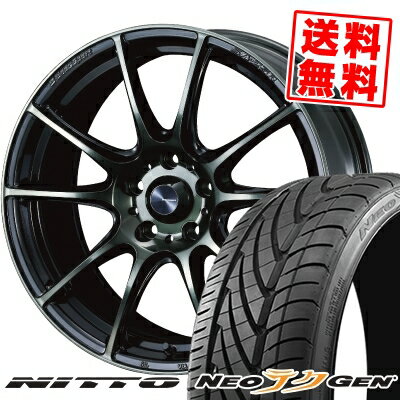 215/40R18 89W NITTO ニットー NEO GEN ネオゲン WedsSport SA-25R ウェッズスポーツ SA-25R サマータイヤホイール4本セット【取付対象】