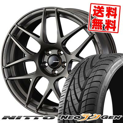 215/40R18 89W NITTO ニットー NEO GEN WedsSport SA-27R ウェッズスポーツ SA-27R サマータイヤホイール4本セット 【取付対象】