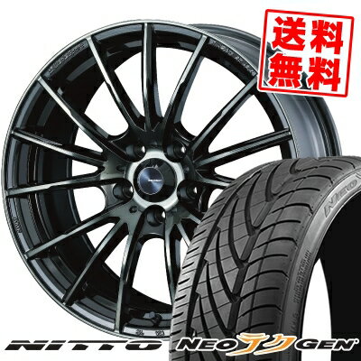 215/40R18 89W NITTO ニットー NEO GEN ネオゲン WedsSport SA-35R ウェッズスポーツ SA-35R サマータイヤホイール4本セット【取付対象】