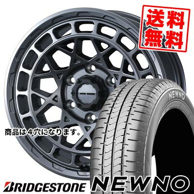 155/65R14 75H ブリヂストン NEWNO MUDVANCE X Type M サマータイヤホイール4本セット 【取付対象】