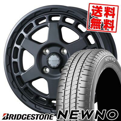 155/65R14 75H ブリヂストン NEWNO MUDVANCE X Type S サマータイヤホイール4本セット 【取付対象】