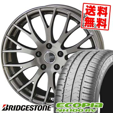 225/55R18 BRIDGESTONE ブリヂストン ECOPIA NH100RV エコピア NH100RV ENKEI CREATIVE DIRECTION CDM2 エンケイ クリエイティブ ディレクション CD-M2 サマータイヤホイール4本セット